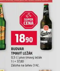 Terno BUDVAR TMAVÝ LEŽÁK 0,5l pivo tmavý ležák nabídka