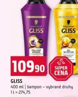 Terno GLISS 400 ml šampon vybrané druhy nabídka