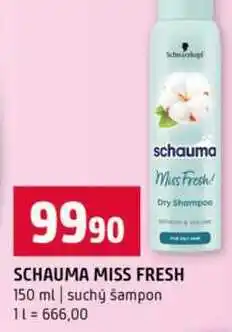 Terno SCHAUMA MISS FRESH 150 ml suchý šampon nabídka