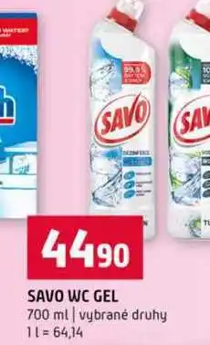 Terno SAVO WC GEL 700 ml vybrané druhy nabídka