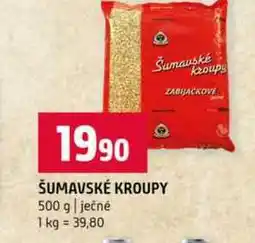Terno ŠUMAVSKÉ KROUPY 500 g ječné nabídka