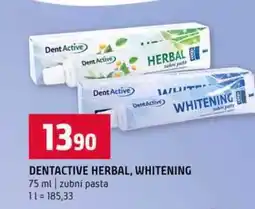 Terno DENTACTIVE HERBAL, WHITENING 75 ml zubní pasta nabídka