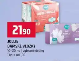 Terno JOLLIE SINGLE WINGS OKS DÁMSKÉ VLOŽKY 10-20 ks vybrané druhy nabídka