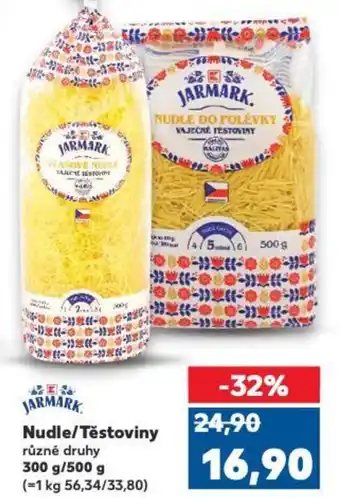 Kaufland Nudle/Těstoviny nabídka