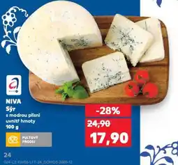 Kaufland NIVA Sýr nabídka