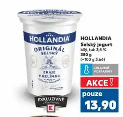 Kaufland HOLLANDIA Selský jogurt nabídka