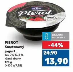 Kaufland OLMA Pierot Smetanový jogurt nabídka