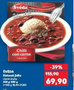 Kaufland ŠVÉDA Hotové jídlo nabídka