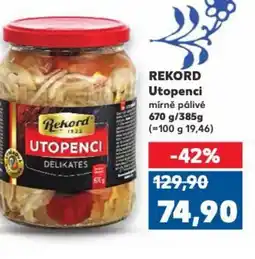 Kaufland REKORD Utopenci nabídka