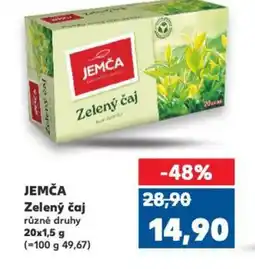 Kaufland JEMČA Zelený čaj nabídka