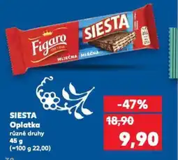 Kaufland Figaro Siesta Oplatka nabídka