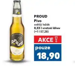 Kaufland PROUD Pivo nabídka