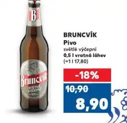 Kaufland BRUNCVÍK Pivo nabídka