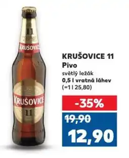 Kaufland KRUŠOVICE 11 Pivo nabídka