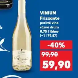 Kaufland VINIUM Frizzante nabídka