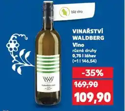 Kaufland VINAŘSTVÍ WALDBERG Vino nabídka