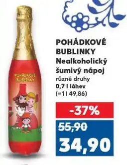 Kaufland POHÁDKOVÉ BUBLINKY Nealkoholický šumivý nápoj nabídka