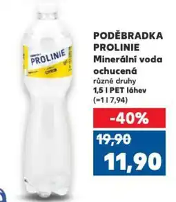 Kaufland PODĚBRADKA PROLINIE Minerální voda ochucená nabídka