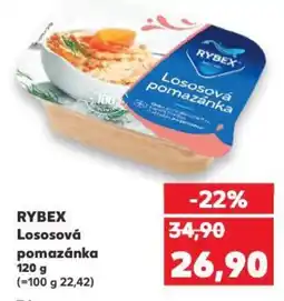 Kaufland RYBEX Lososová pomazánka nabídka