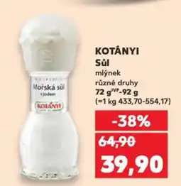 Kaufland KOTÁNYI Sůl mlýnek nabídka