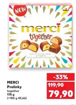 Kaufland MERCI Pralinky nabídka