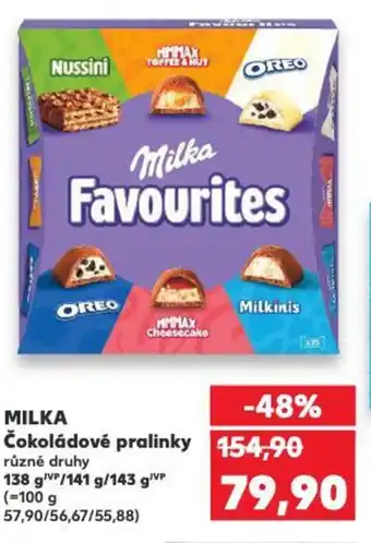 MILKA Čokoládové pralinky