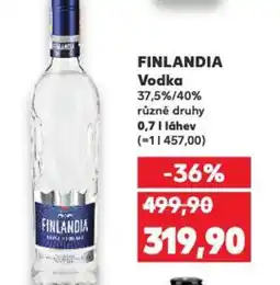 Kaufland FINLANDIA Vodka nabídka