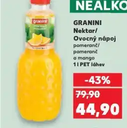 Kaufland GRANINI Nektar/ Ovocný nápoj nabídka