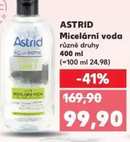 Kaufland ASTRID Micelární voda nabídka
