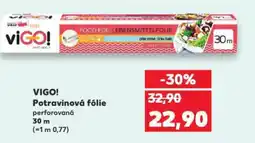 Kaufland VIGO! Potravinová fólie nabídka