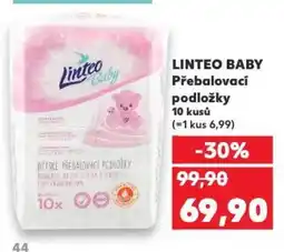 Kaufland LINTEO Baby Přebalovací podložky nabídka