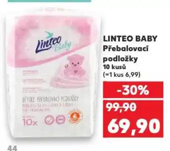 Kaufland LINTEO Baby Přebalovací podložky nabídka