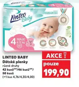 Kaufland LINTEO Baby Dětské plenky nabídka
