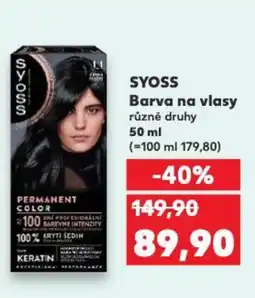 Kaufland SYOSS Barva na vlasy nabídka