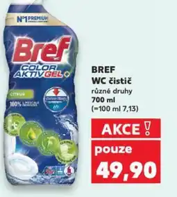 Kaufland BREF WC čistič nabídka