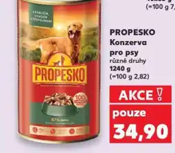 Kaufland PROPESKO Konzerva pro psy nabídka