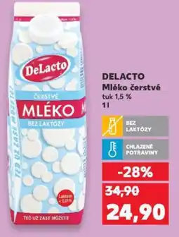 Kaufland DELACTO Mléko čerstvé nabídka