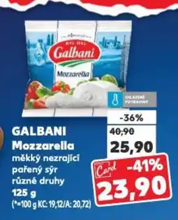 Kaufland GALBANI Mozzarella nabídka