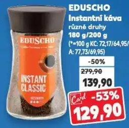 Kaufland EDUSCHO Instantní káva nabídka