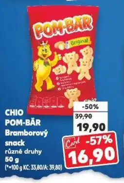 Kaufland CHIO POM-BÄR Bramborový snack nabídka