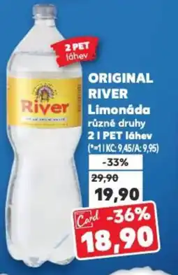Kaufland ORIGINAL RIVER Limonáda nabídka