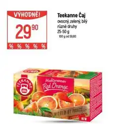 Globus Teekanne Čaj nabídka