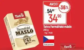 Globus Tatra Farmářské máslo nabídka