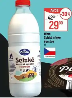 Globus OLMA Selské mléko čerstvé nabídka