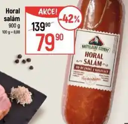 Globus Horal salám nabídka