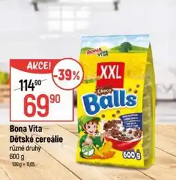 Globus Bona Vita Dětské cereálie nabídka