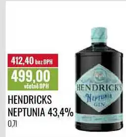 Ratio HENDRICKS NEPTUNIA 43,4% nabídka
