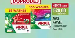 Ratio ARIEL KAPSLE Extra Clean 88 ks, Color 100 ks nabídka