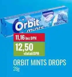 Ratio ORBIT MINTS DROPS nabídka