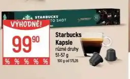 Globus Starbucks Kapsle nabídka